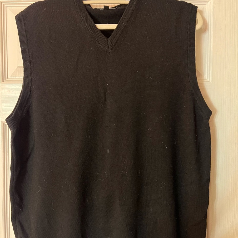 Ponte Vecchio Black Metallic Knit Top